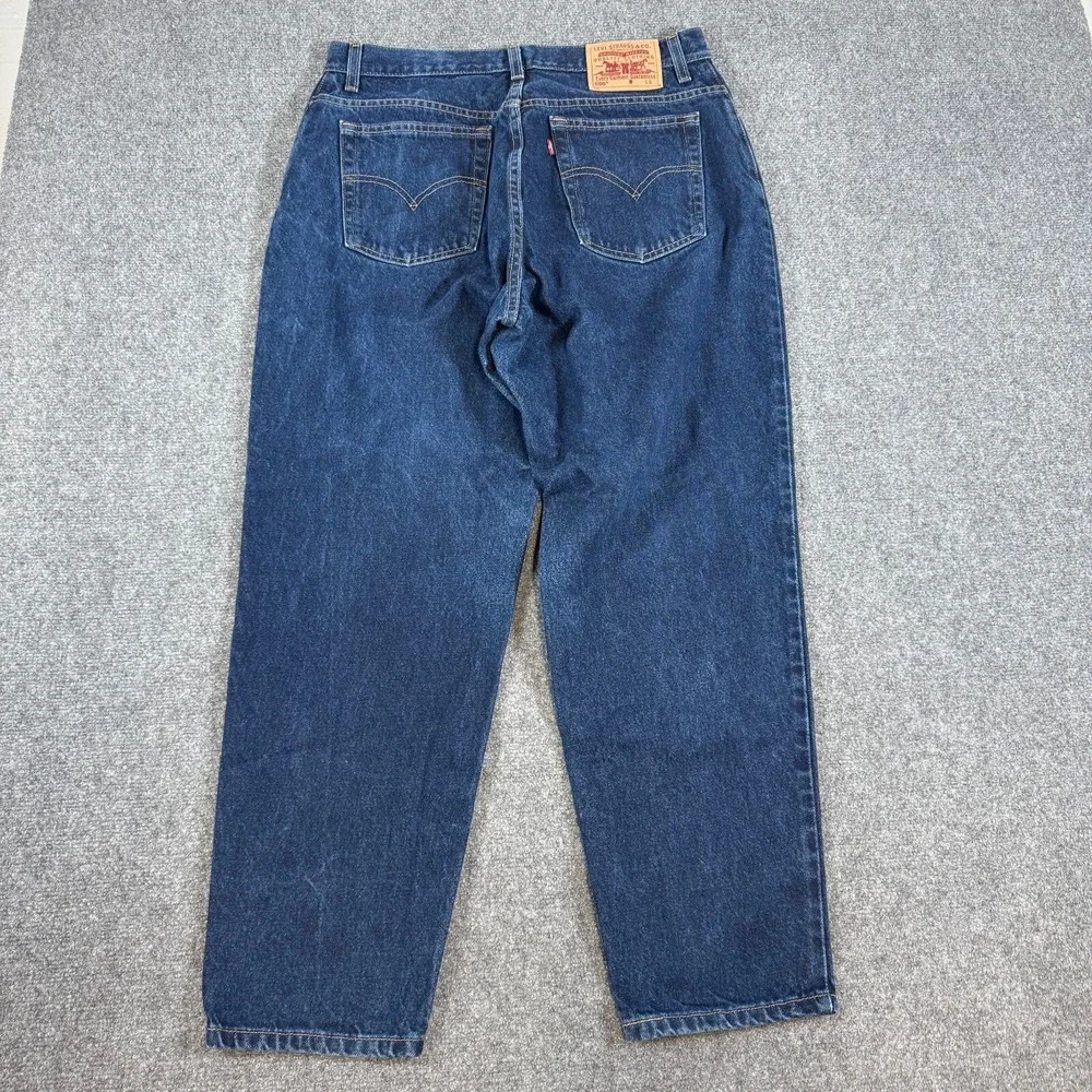 Vintage Levi's Jeans Womens‎ S (34x29) 550 Tapered Mom Relaxed 90s Medium Wash